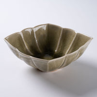 作家 宮田竜司 灰釉菱形鉢(小) 作家 宮田竜司 陶磁器作家もの