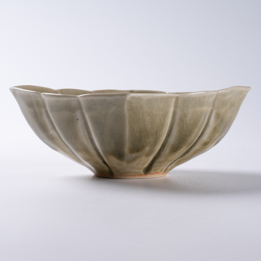 作家 宮田竜司 灰釉菱形鉢(小) 作家 宮田竜司 陶磁器作家もの