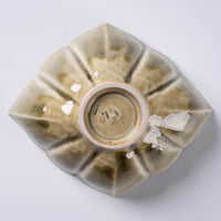 作家 宮田竜司 灰釉菱形鉢(小) 作家 宮田竜司 陶磁器作家もの