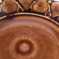 ルリアメ工房 レースカッティングリム ケーキ皿(アメ) ルリアメ工房 陶磁器作家もの