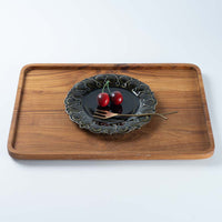 ルリアメ工房 レースカッティングリム ケーキ皿(オリーブ) ルリアメ工房 陶磁器作家もの