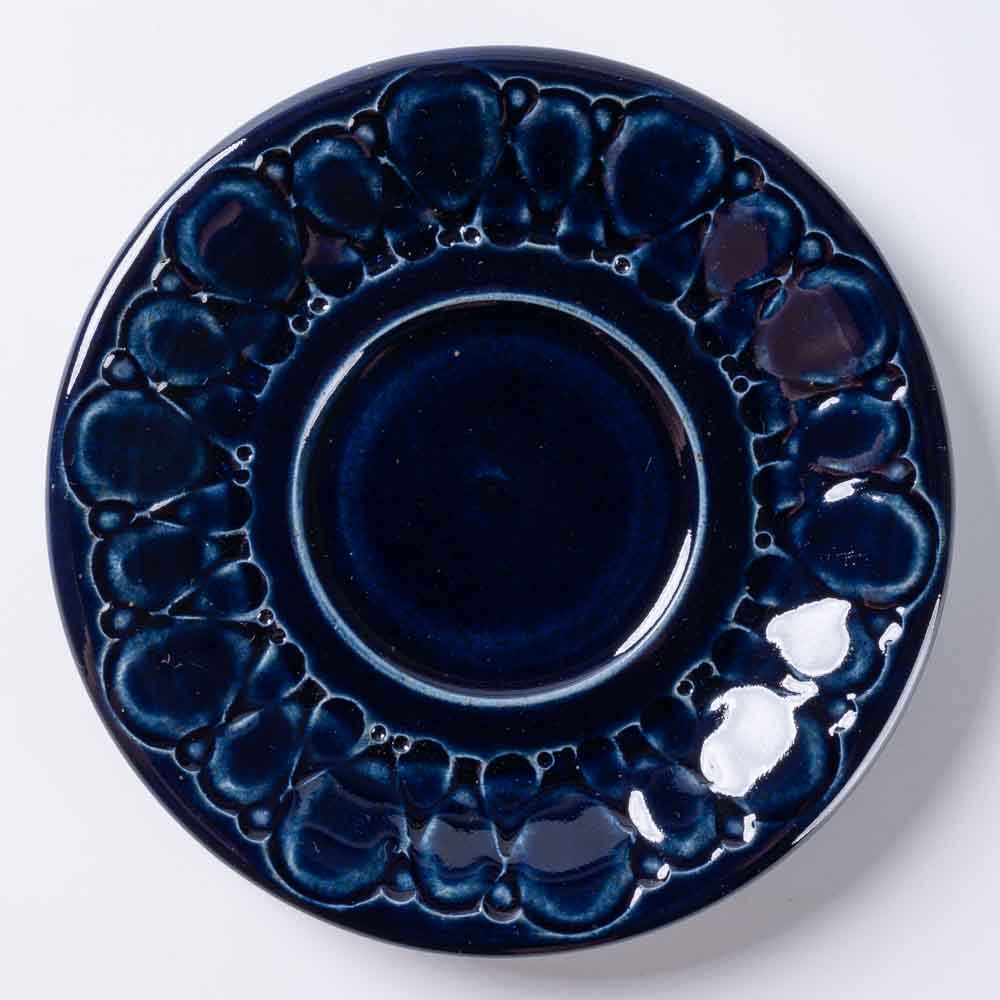 ルリアメ工房 カップ&ソーサ 鍵手(ルリ) ルリアメ工房 陶磁器作家もの