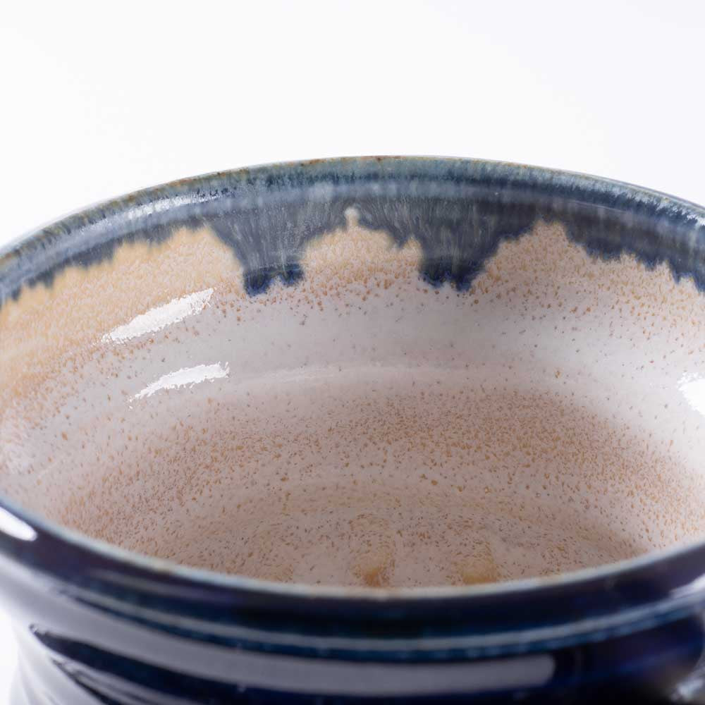 ルリアメ工房 カップ&ソーサ 鍵手(ルリ) ルリアメ工房 陶磁器作家もの