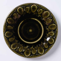 ルリアメ工房 カップ&ソーサ 鍵手(オリーブ ルリアメ工房 陶磁器作家もの