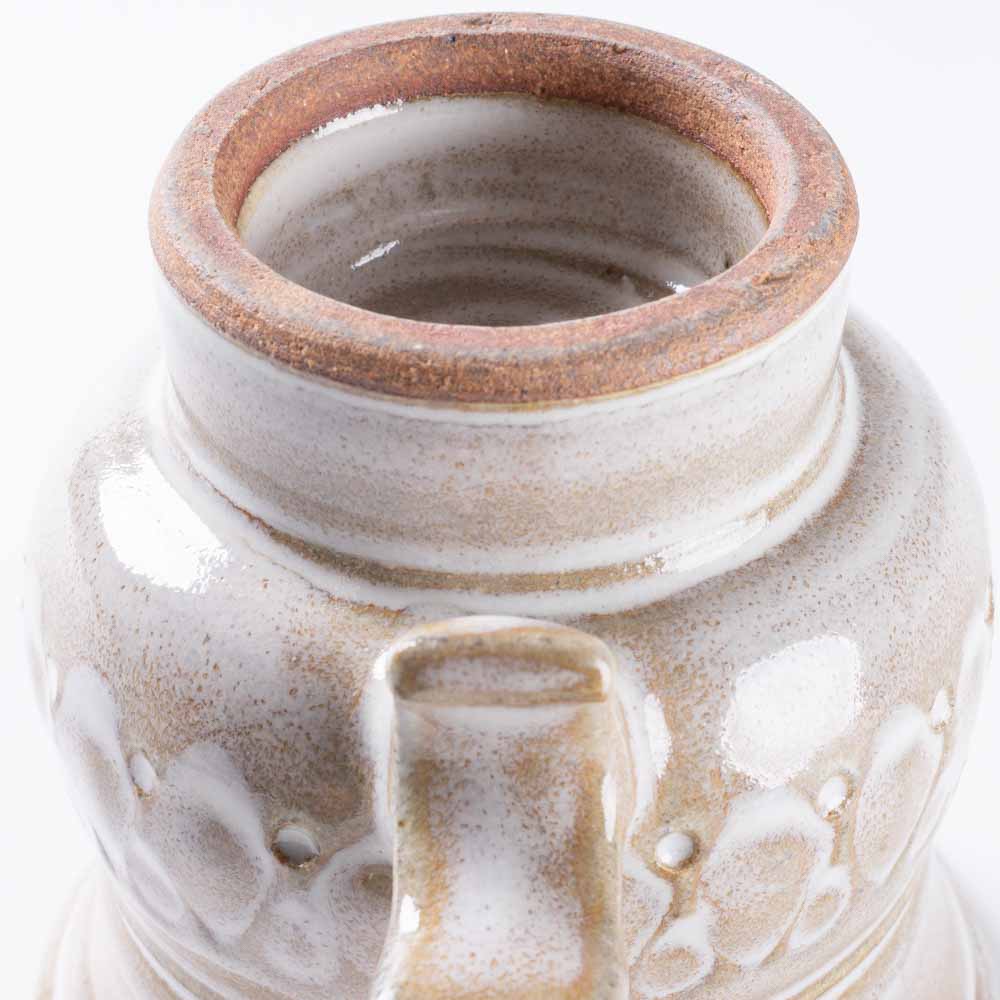 ルリアメ工房 カップ&ソーサ 鍵手(うのふ白) ルリアメ工房 陶磁器作家もの