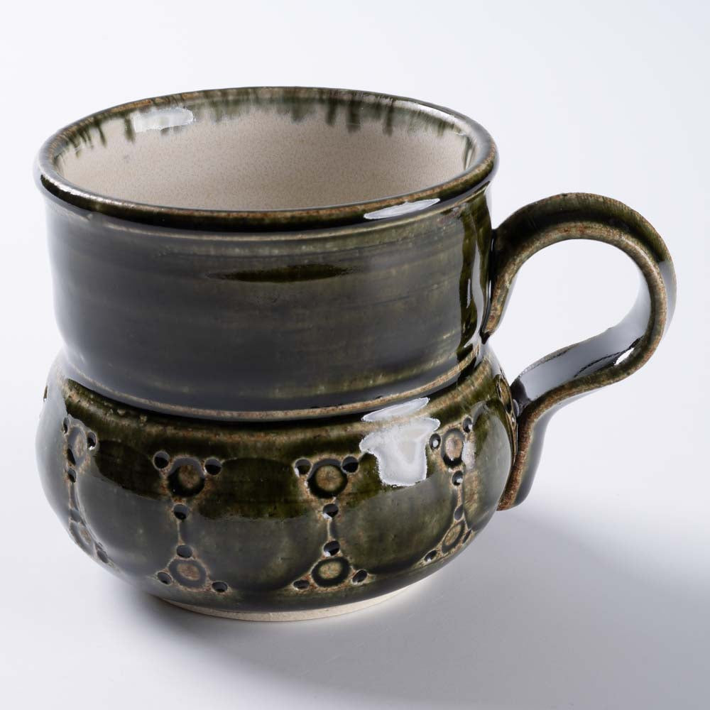 ルリアメ工房 guuマグ(オリーブ) ルリアメ工房 陶磁器作家もの