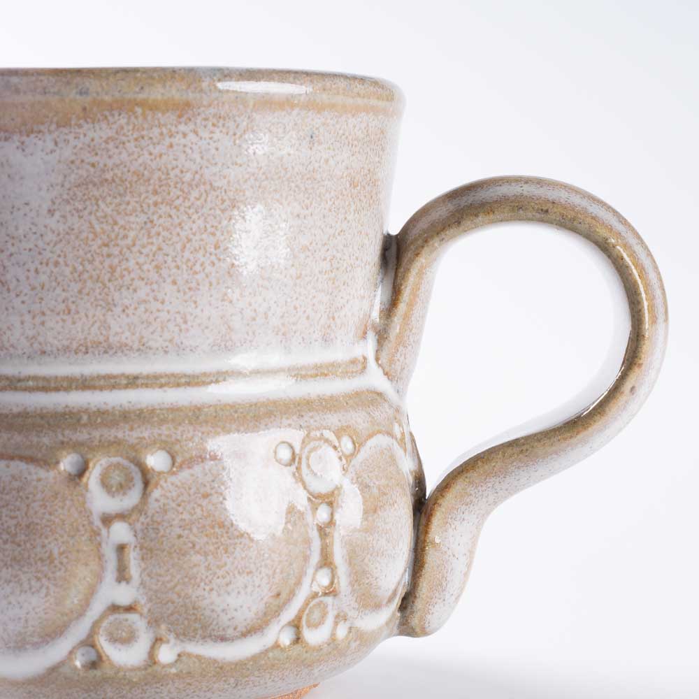 ルリアメ工房 guuマグ(うのふ白) ルリアメ工房 陶磁器作家もの