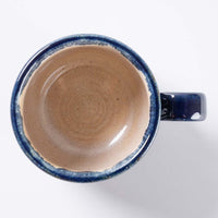 ルリアメ工房 しのぎマグ(ルリ) ルリアメ工房 陶磁器作家もの