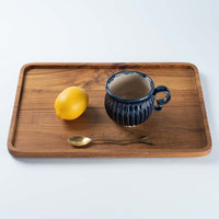 ルリアメ工房 しのぎマグ(ルリ) ルリアメ工房 陶磁器作家もの