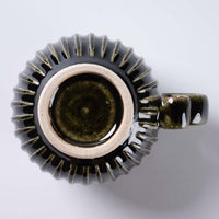 ルリアメ工房 しのぎマグ(オリーブ) ルリアメ工房 陶磁器作家もの