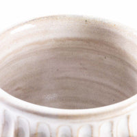 ルリアメ工房 しのぎマグ(うのふ白) ルリアメ工房 陶磁器作家もの