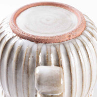 ルリアメ工房 しのぎマグ(うのふ白) ルリアメ工房 陶磁器作家もの