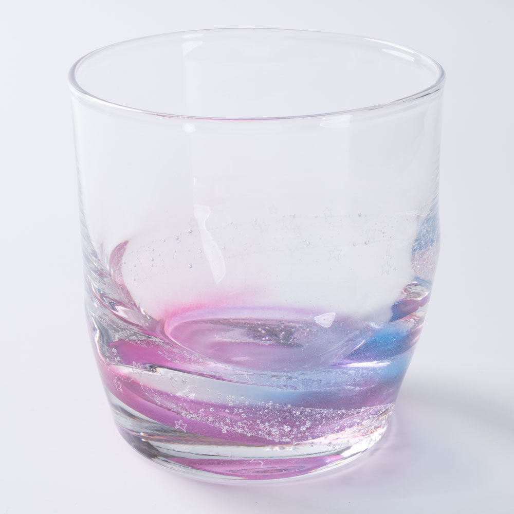 ガラス作家 竹田舞由子 ロックグラス「にじとほし マジックアワーの空」 ガラス作家 竹田舞由子 ガラスもの