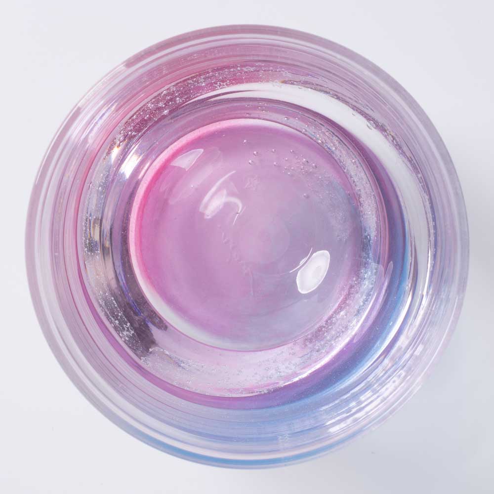 ガラス作家 竹田舞由子 ロックグラス「にじとほし マジックアワーの空」 ガラス作家 竹田舞由子 ガラスもの