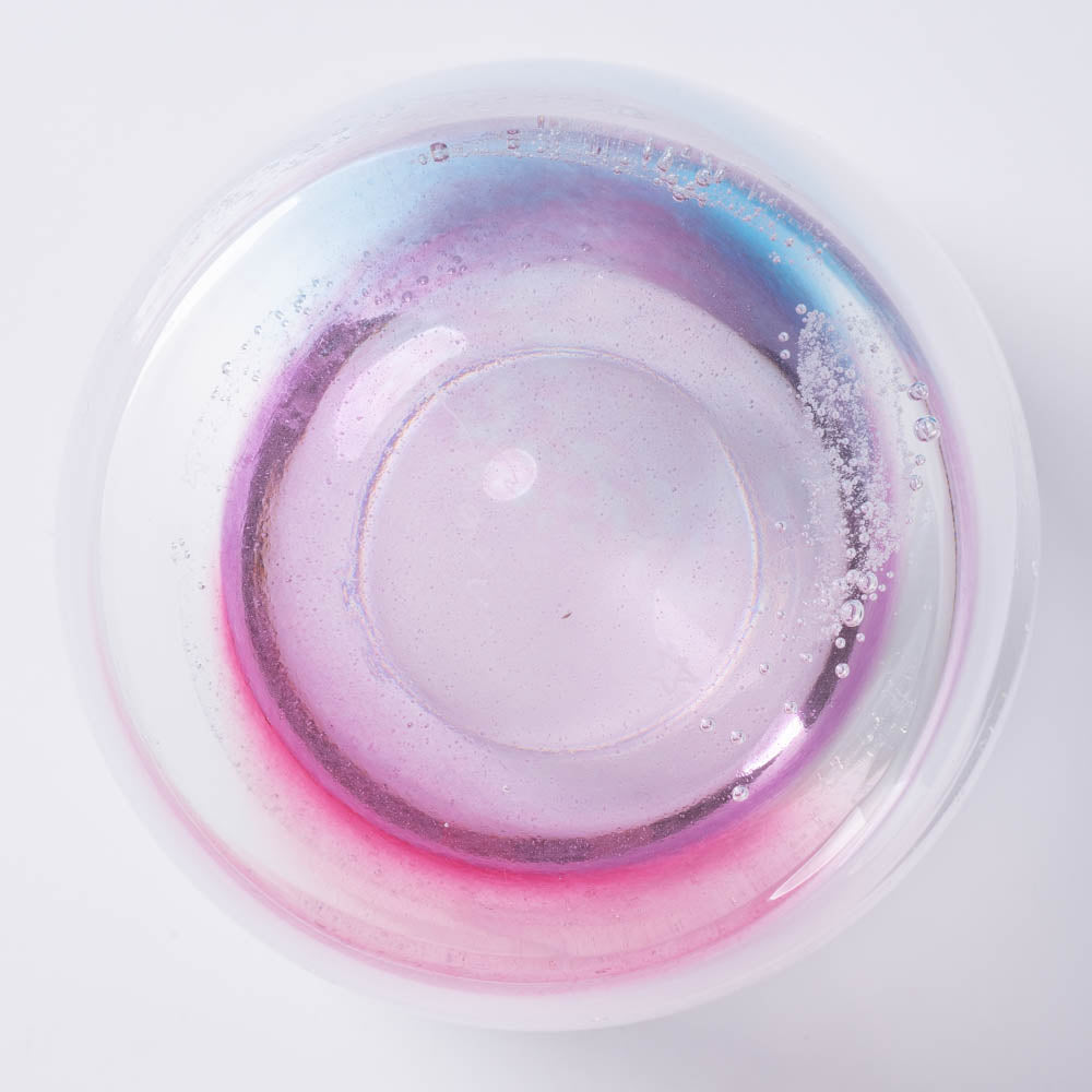 ガラス作家 竹田舞由子 ロックグラス「にじとほし マジックアワーの空」 ガラス作家 竹田舞由子 ガラスもの