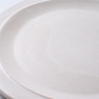 作家 大原拓也 カラーマットリムプレート (M) blanc 作家 大原拓也 陶磁器作家もの