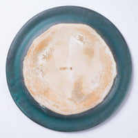 作家 大原拓也 カラーマットリムプレート (M) vert 作家 大原拓也 陶磁器作家もの