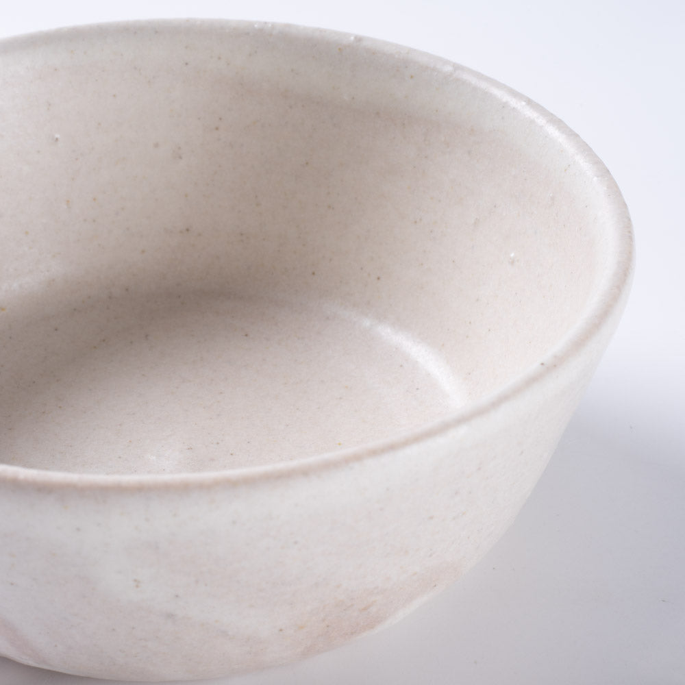 作家 大原拓也 カラーマットボウル (S) blanc 作家 大原拓也 陶磁器作家もの