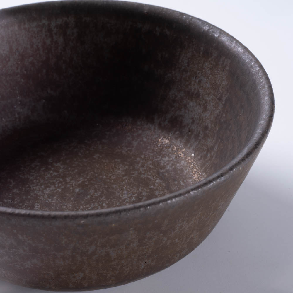 作家 大原拓也 カラーマットボウル (S) noir 作家 大原拓也 陶磁器作家もの