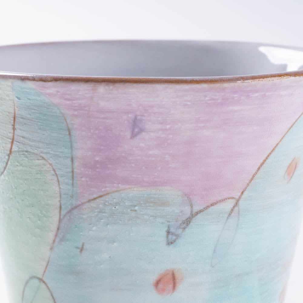 作家 森田みほ フリーカップ エメラルドグリーン 作家 森田みほ 陶磁器作家もの