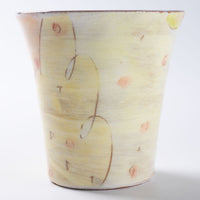 作家 森田みほ フリーカップ イエロー 作家 森田みほ 陶磁器作家もの