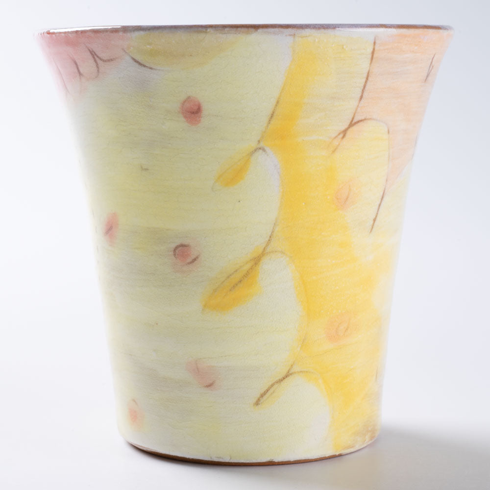 作家 森田みほ フリーカップ イエロー 作家 森田みほ 陶磁器作家もの