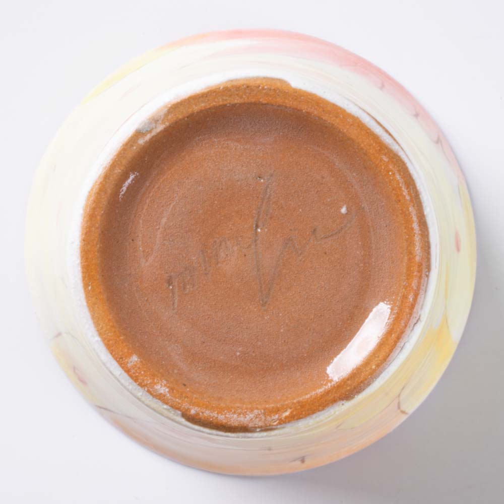 作家 森田みほ フリーカップ イエロー 作家 森田みほ 陶磁器作家もの