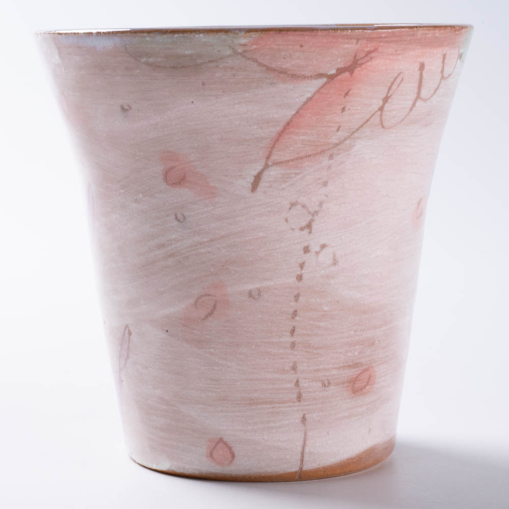 作家 森田みほ フリーカップ ピンク 作家 森田みほ 陶磁器作家もの