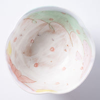 作家 森田みほ 花型小鉢 エメラルドグリーン 作家 森田みほ 陶磁器作家もの