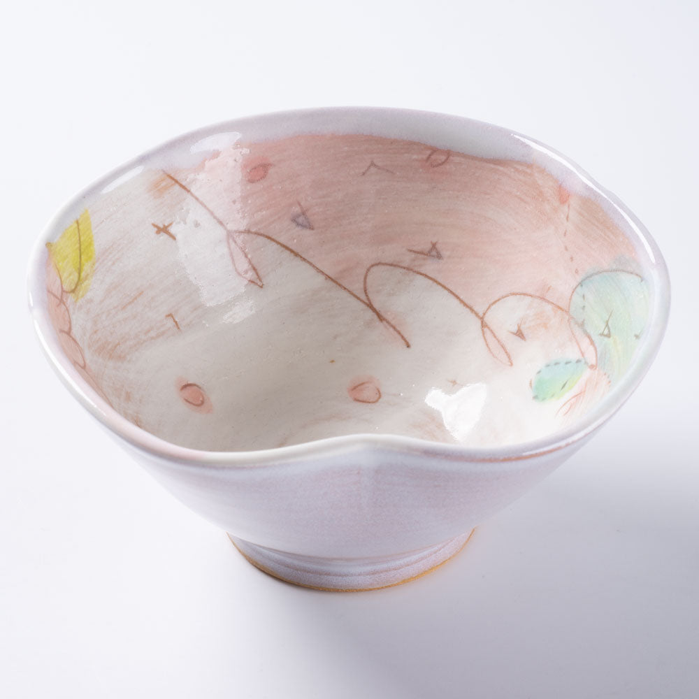 作家 森田みほ 花型小鉢 ピンク ¥4,180 大人の焼き物
