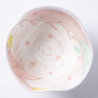 作家 森田みほ 花型小鉢 ピンク 作家 森田みほ 陶磁器作家もの