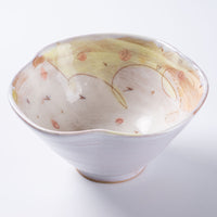 作家 森田みほ 花型小鉢 イエロー 作家 森田みほ 陶磁器作家もの