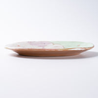 作家 森田みほ 楕円皿 エメラルドグリーン 作家 森田みほ 陶磁器作家もの