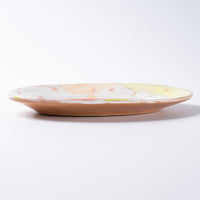 作家 森田みほ 楕円皿 イエロー 作家 森田みほ 陶磁器作家もの
