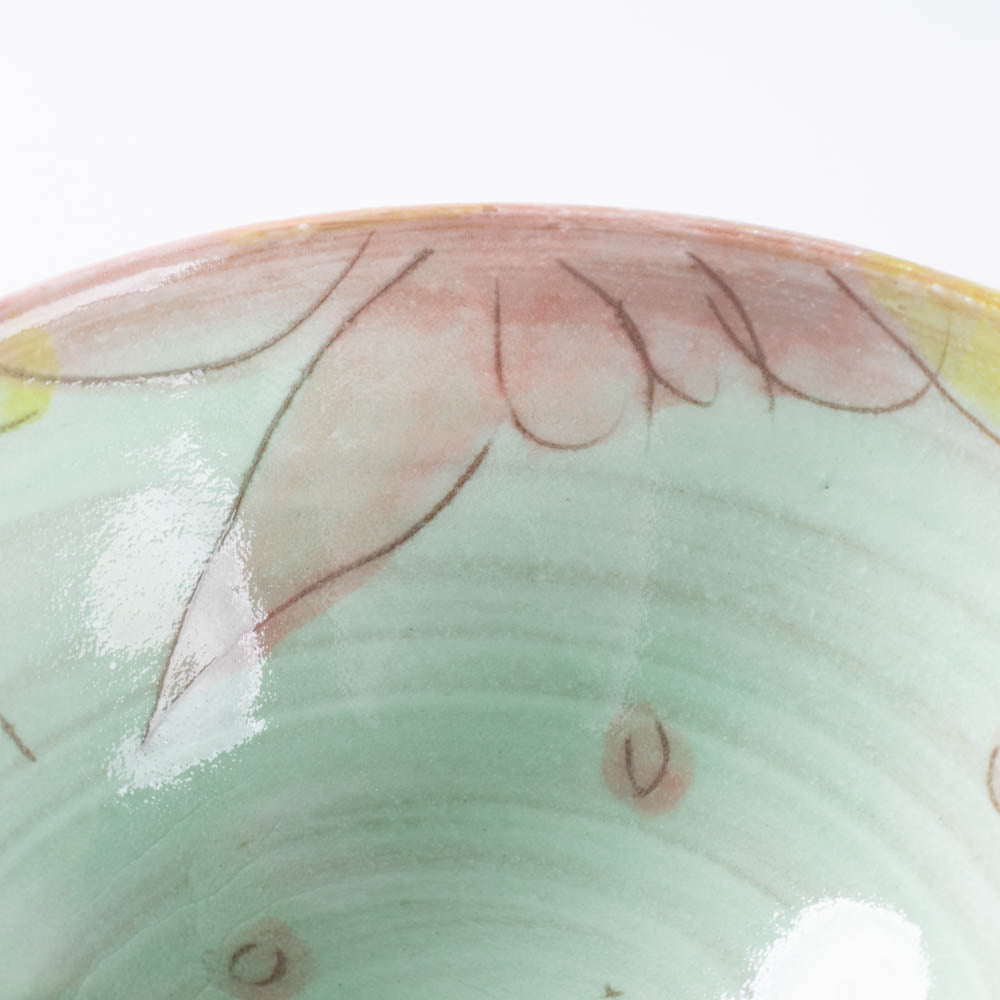 作家 森田みほ 飯碗 エメラルドグリーン 作家 森田みほ 陶磁器作家もの