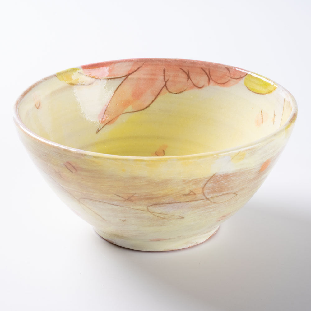 作家 森田みほ 飯碗 イエロー 作家 森田みほ 陶磁器作家もの