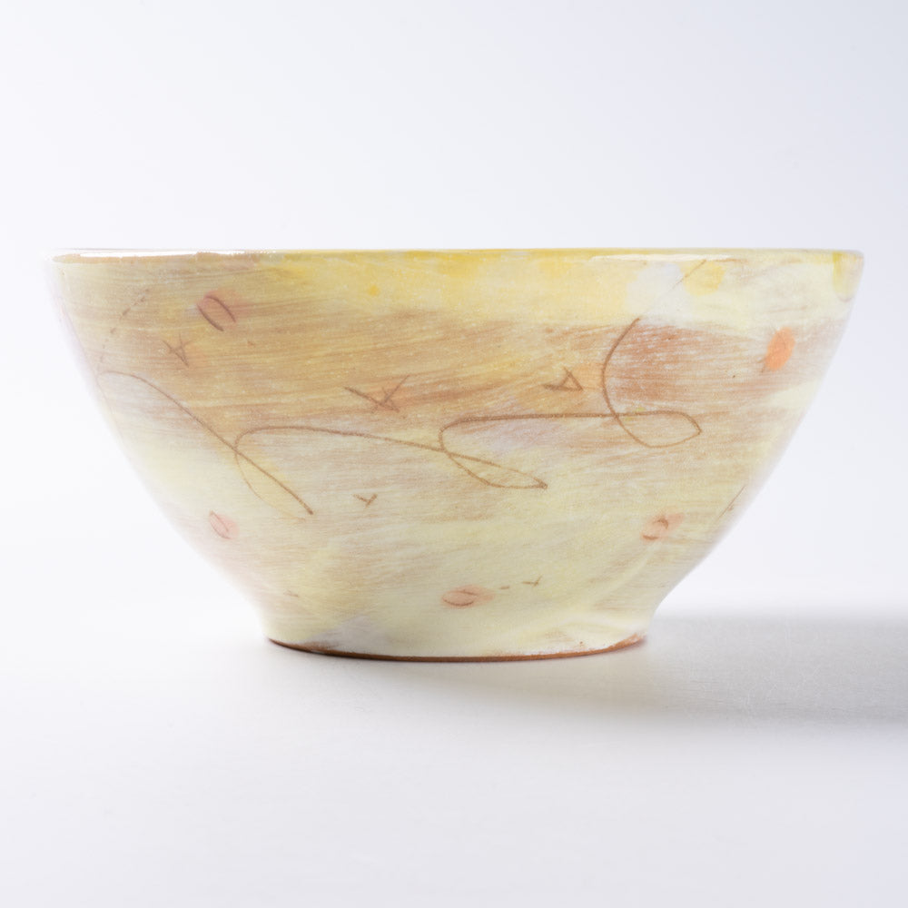 作家 森田みほ 飯碗 イエロー 作家 森田みほ 陶磁器作家もの