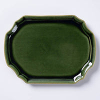 蒼雲窯 織部八角小皿 蒼雲窯 陶磁器作家もの