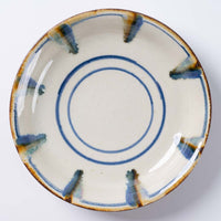 小代焼 小代本谷ちひろ窯 三彩7寸鉢 点打 小代焼 小代本谷ちひろ窯 小代焼