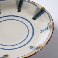 小代焼 小代本谷ちひろ窯 三彩7寸鉢 点打 小代焼 小代本谷ちひろ窯 小代焼