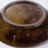 小代焼 小代本谷ちひろ窯 三彩7寸鉢 点打 小代焼 小代本谷ちひろ窯 小代焼