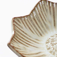 小代焼 小代本谷ちひろ窯 しのぎ八角鉢 白 小代焼 小代本谷ちひろ窯 小代焼