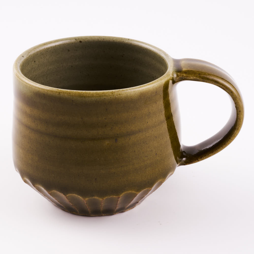 作家 笠原良子 飴釉マグカップ 小 作家 笠原良子 陶磁器作家もの
