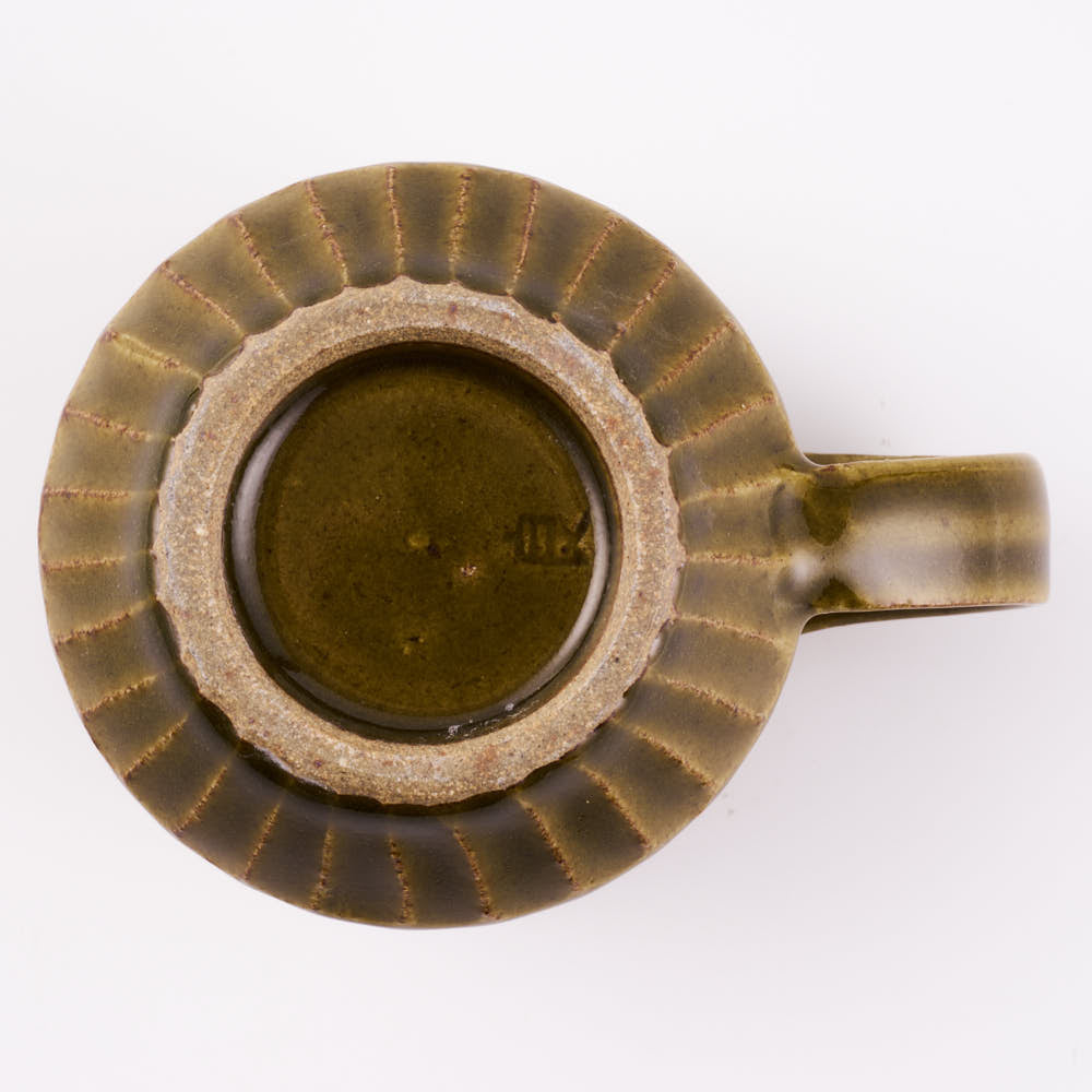 作家 笠原良子 飴釉マグカップ 小 作家 笠原良子 陶磁器作家もの