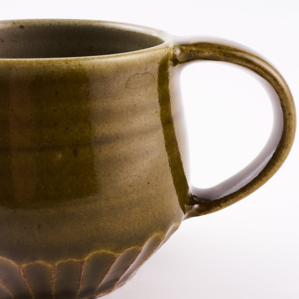 作家 笠原良子 飴釉マグカップ 小 作家 笠原良子 陶磁器作家もの