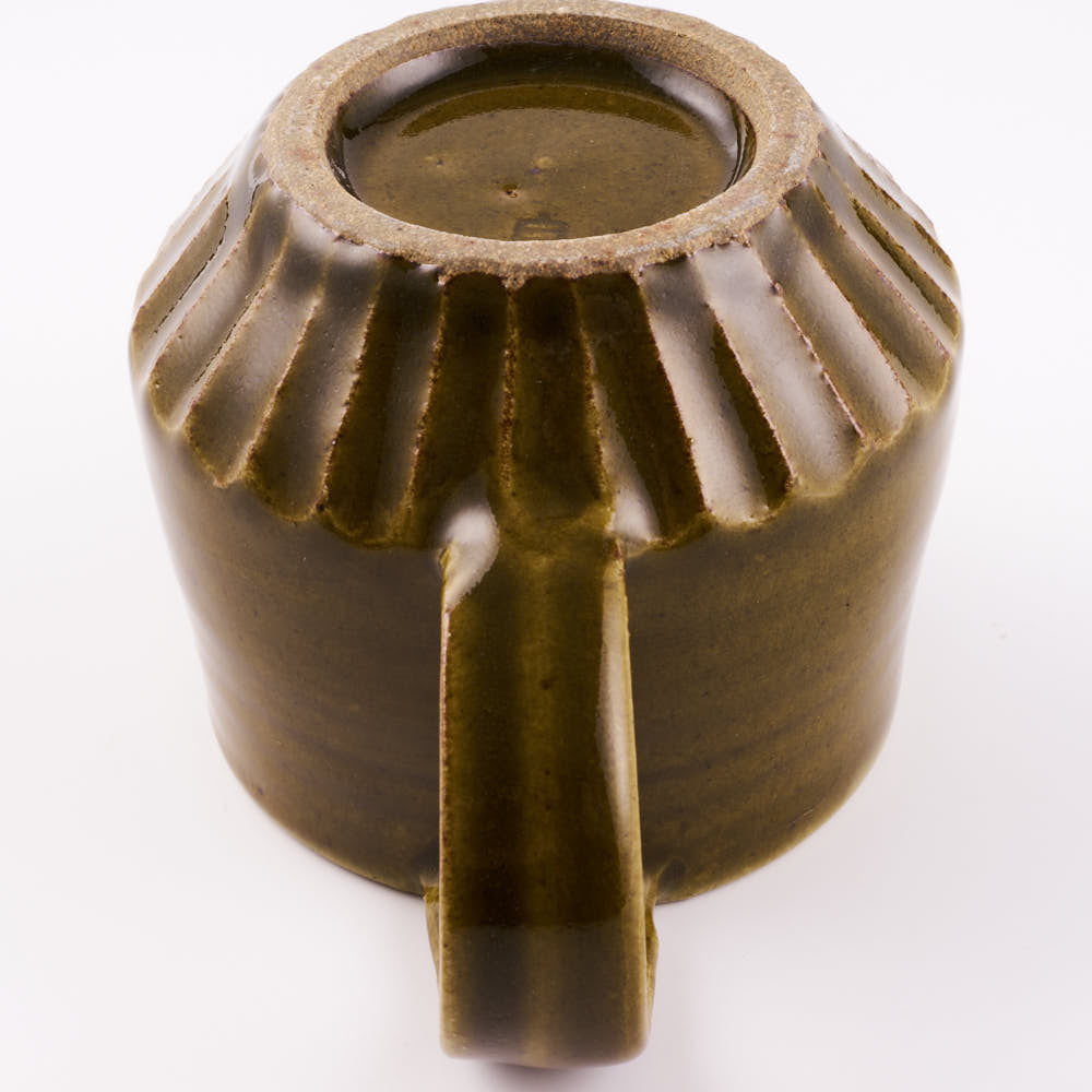 作家 笠原良子 飴釉マグカップ 小 作家 笠原良子 陶磁器作家もの