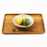 作家 笠原良子 地釉花文リム鉢 6寸 作家 笠原良子 陶磁器作家もの