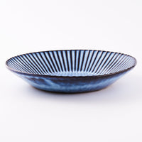 萩焼 松光山 輪花8寸鉢 青萩釉 萩焼 松光山 萩焼