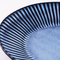 萩焼 松光山 輪花8寸鉢 青萩釉 萩焼 松光山 萩焼