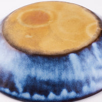 萩焼 松光山 輪花8寸鉢 青萩釉 萩焼 松光山 萩焼